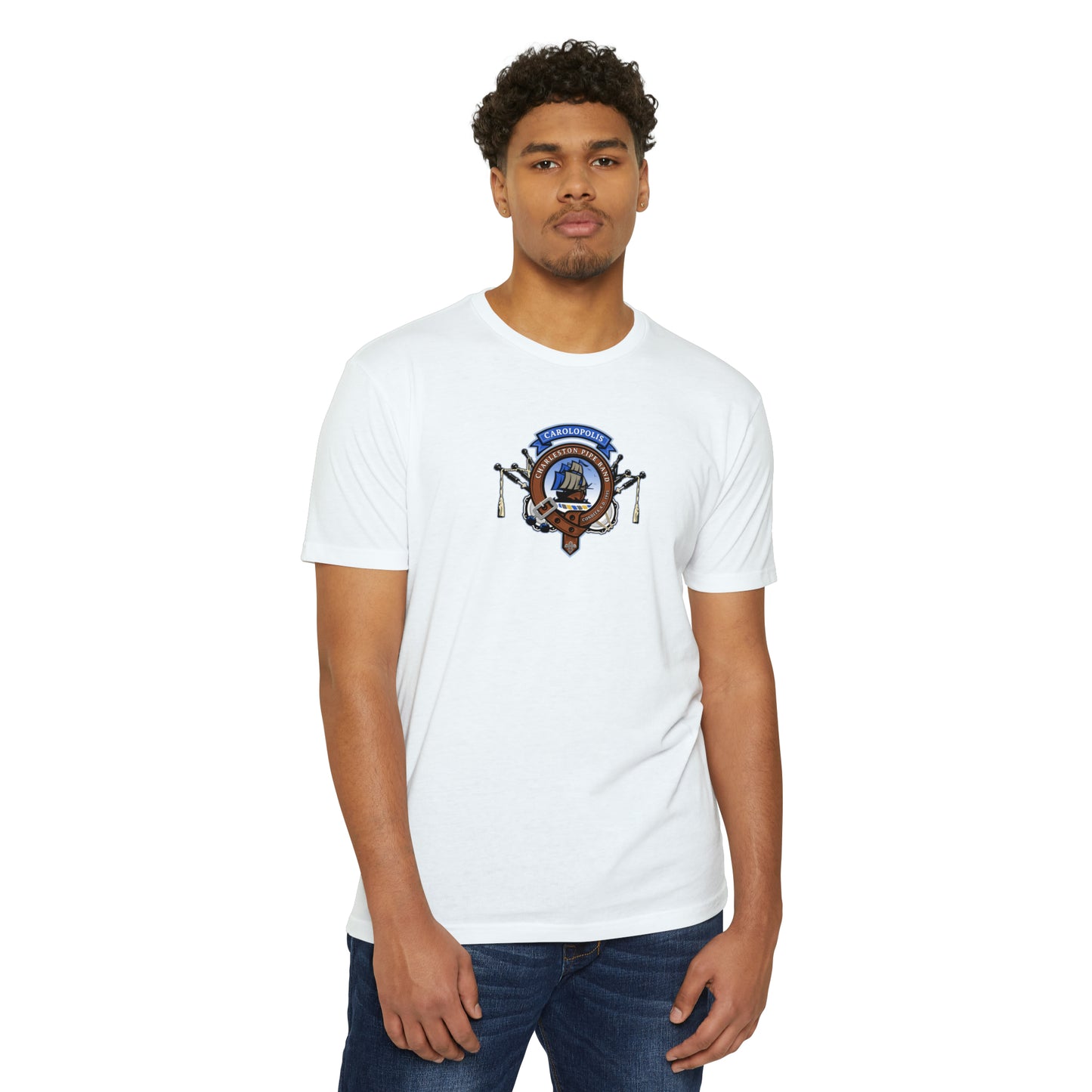 Charleston Pipe Band Clan Crest Logo Shirt