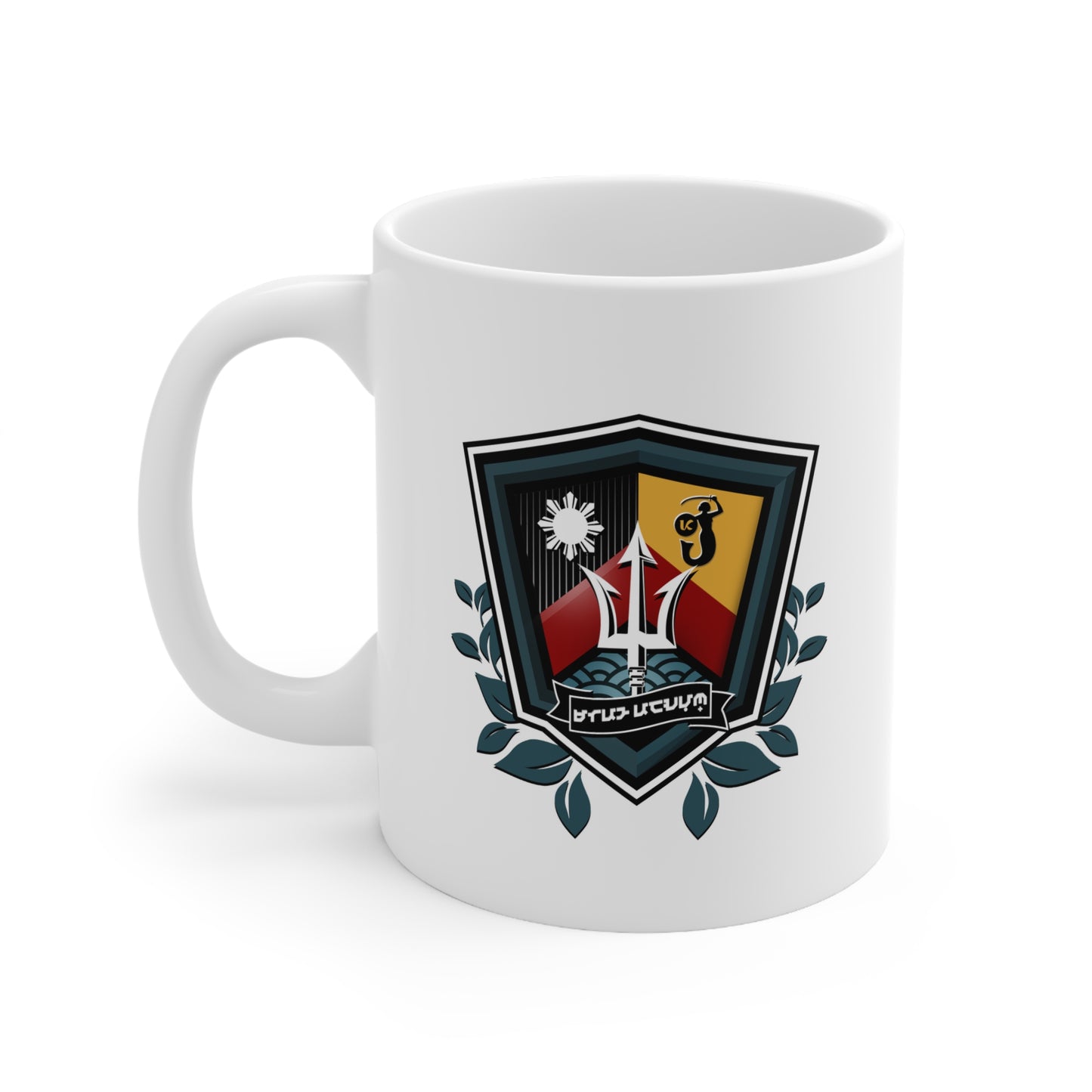 Ceramic Mug 11oz, Pasibe Family Coat of Arms -Alternate Version