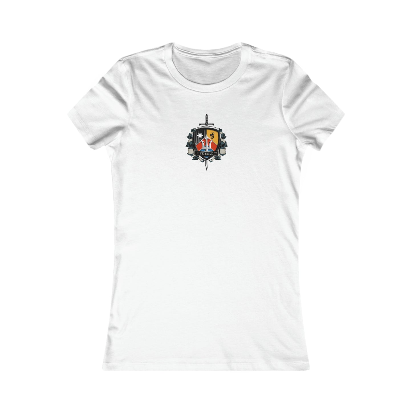 Women's Favorite Tee with Pasibe Family Coat of Arms, Original Design