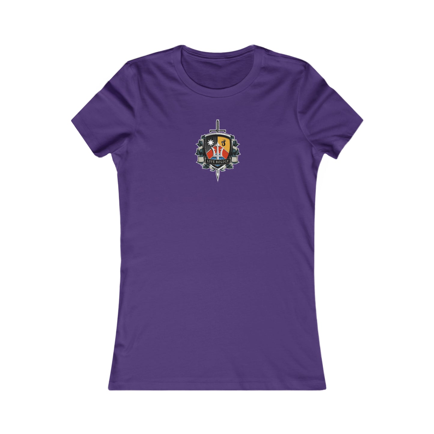 Women's Favorite Tee with Pasibe Family Coat of Arms, Original Design