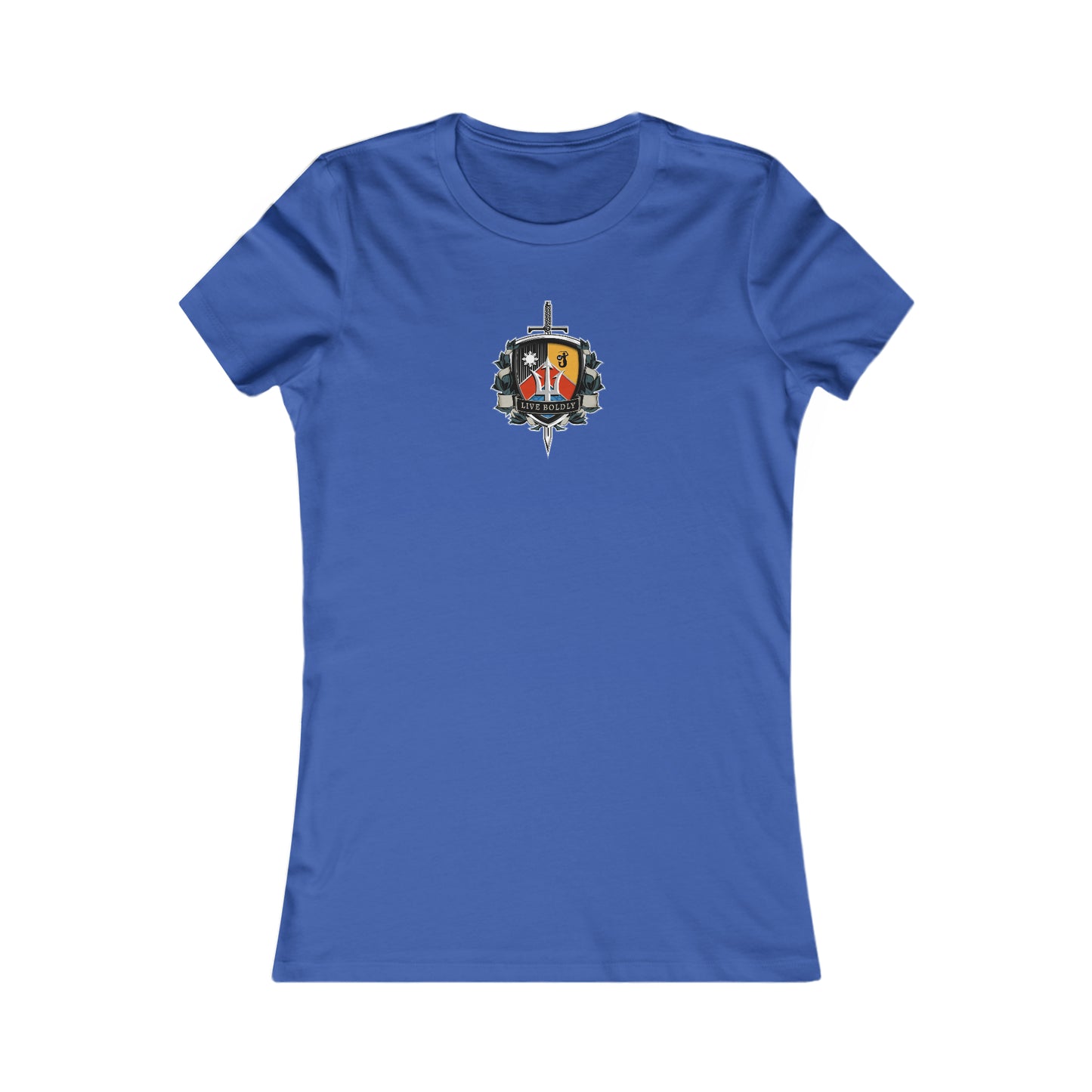 Women's Favorite Tee with Pasibe Family Coat of Arms, Original Design