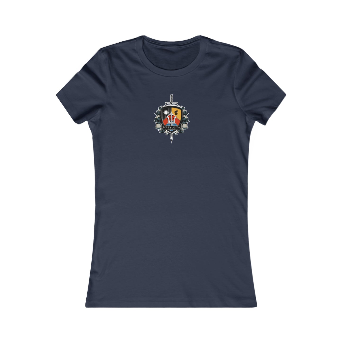 Women's Favorite Tee with Pasibe Family Coat of Arms, Original Design