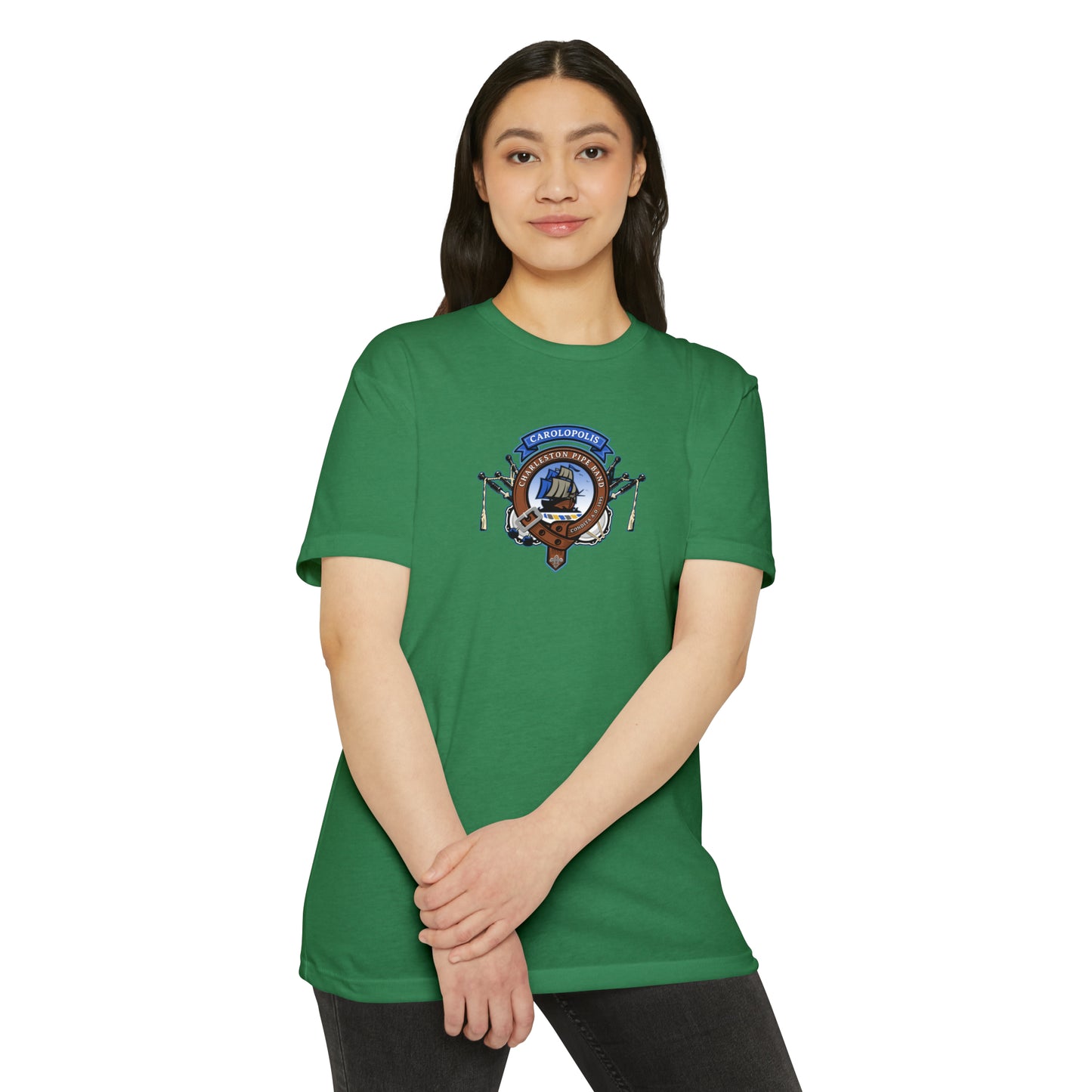 Charleston Pipe Band Clan Crest Logo Shirt