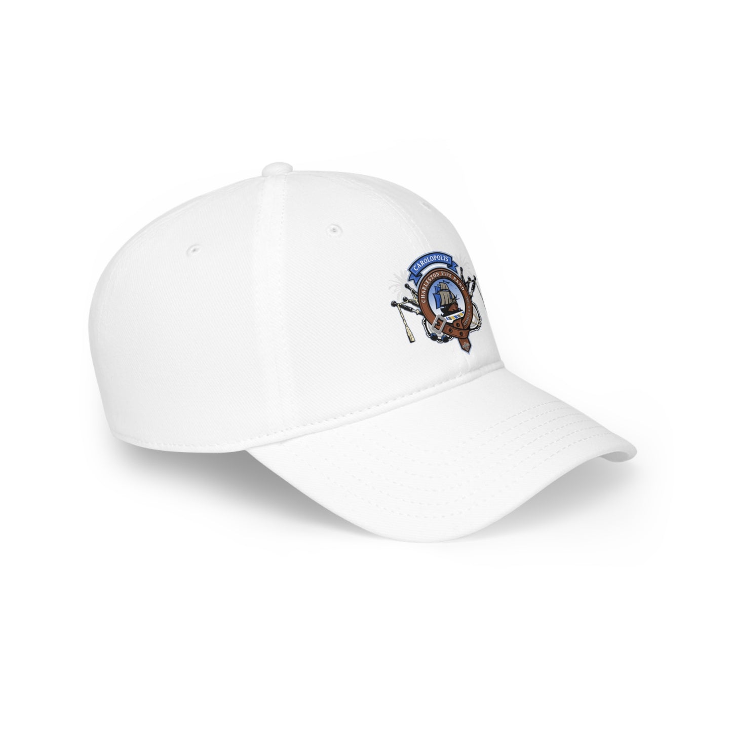 Charleston Pipe Band Clan Crest style logo hat