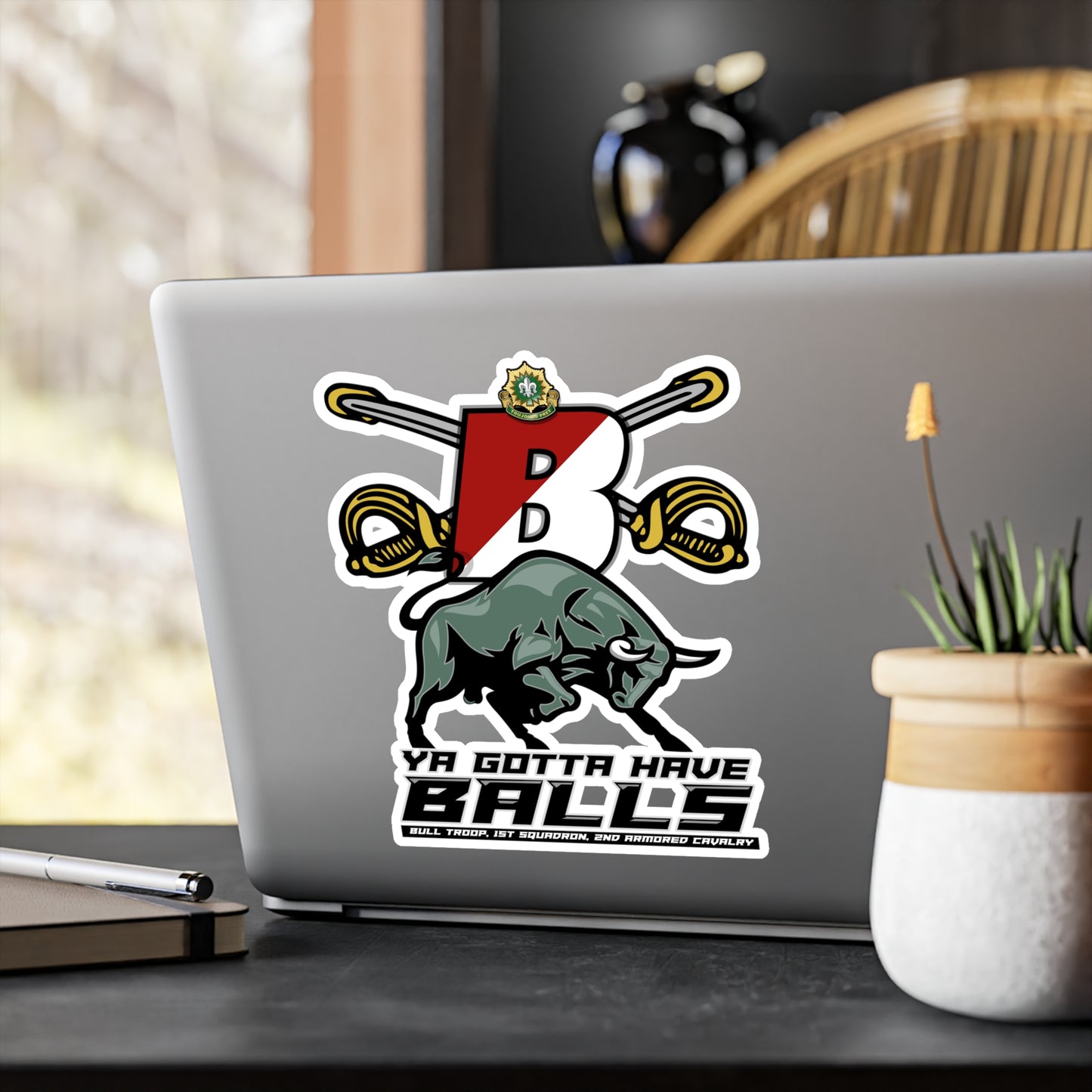 Bull Trooper Sticker- Gotta Have Balls!