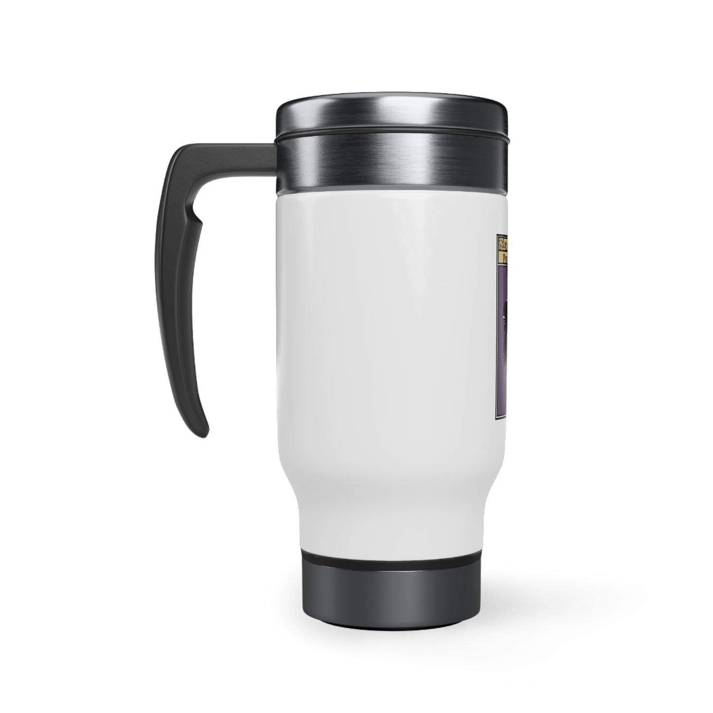 Charleston Pipes & Drums Stainless Steel Travel Mug with Handle, 14oz