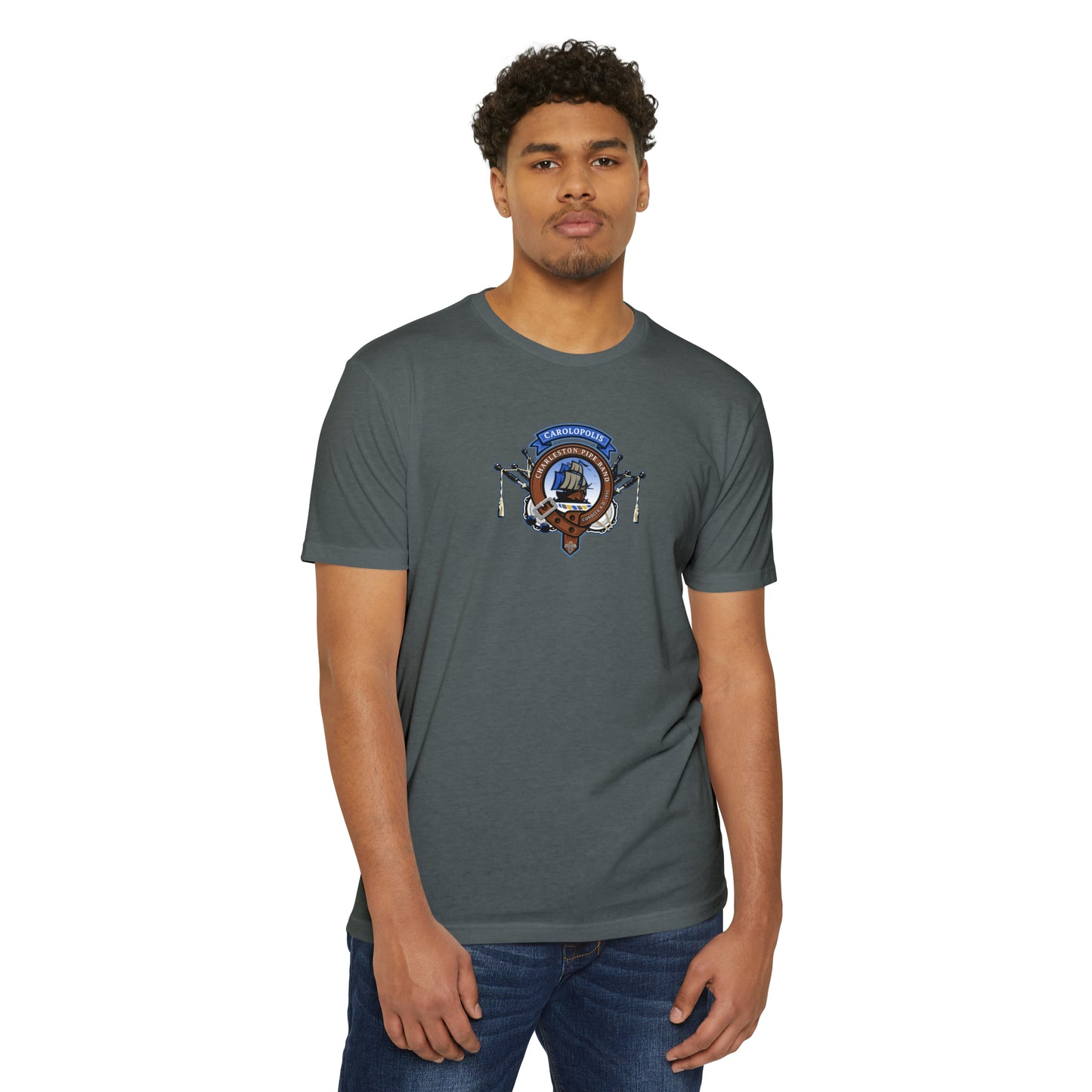 Charleston Pipe Band Clan Crest Logo Shirt