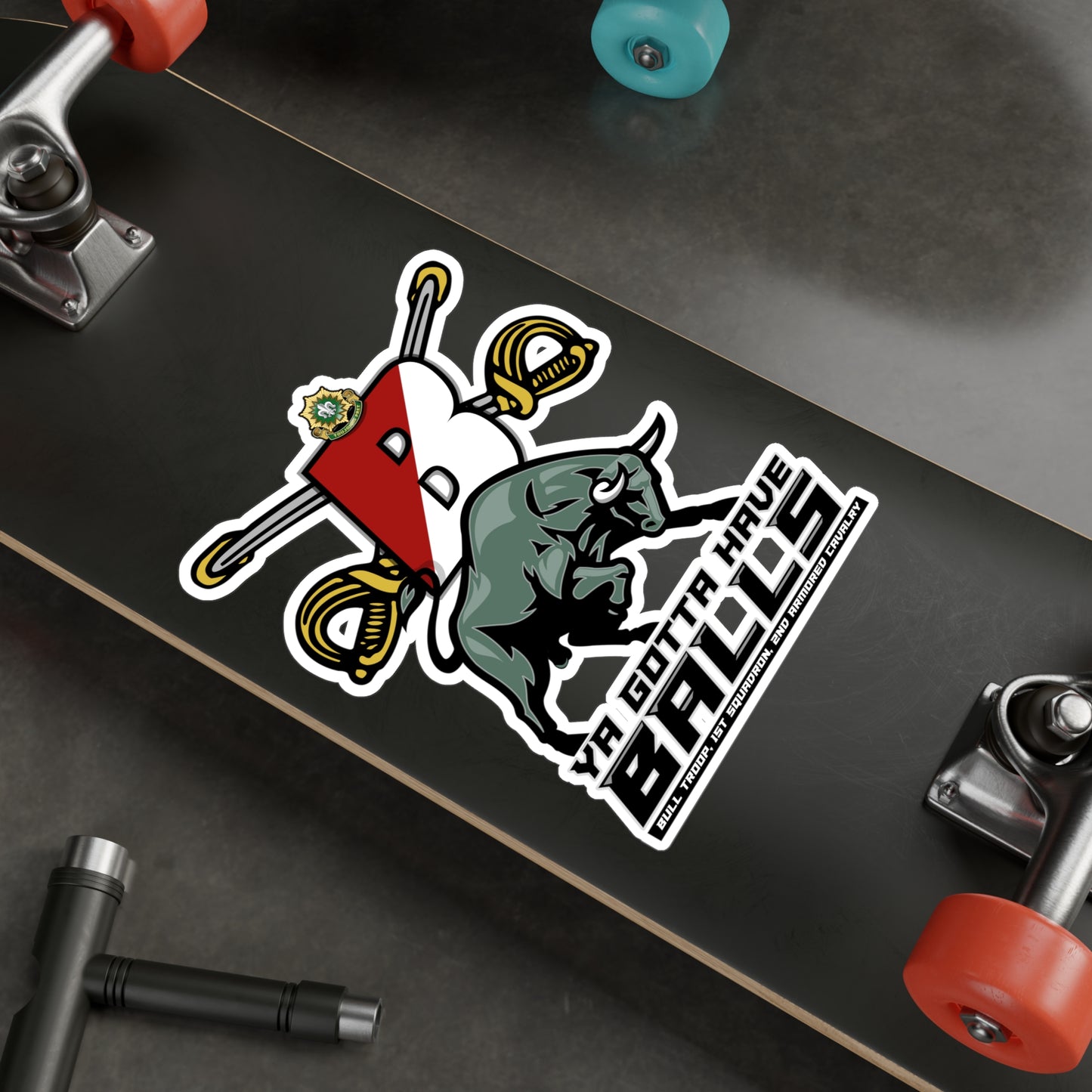 Bull Trooper Sticker- Gotta Have Balls!