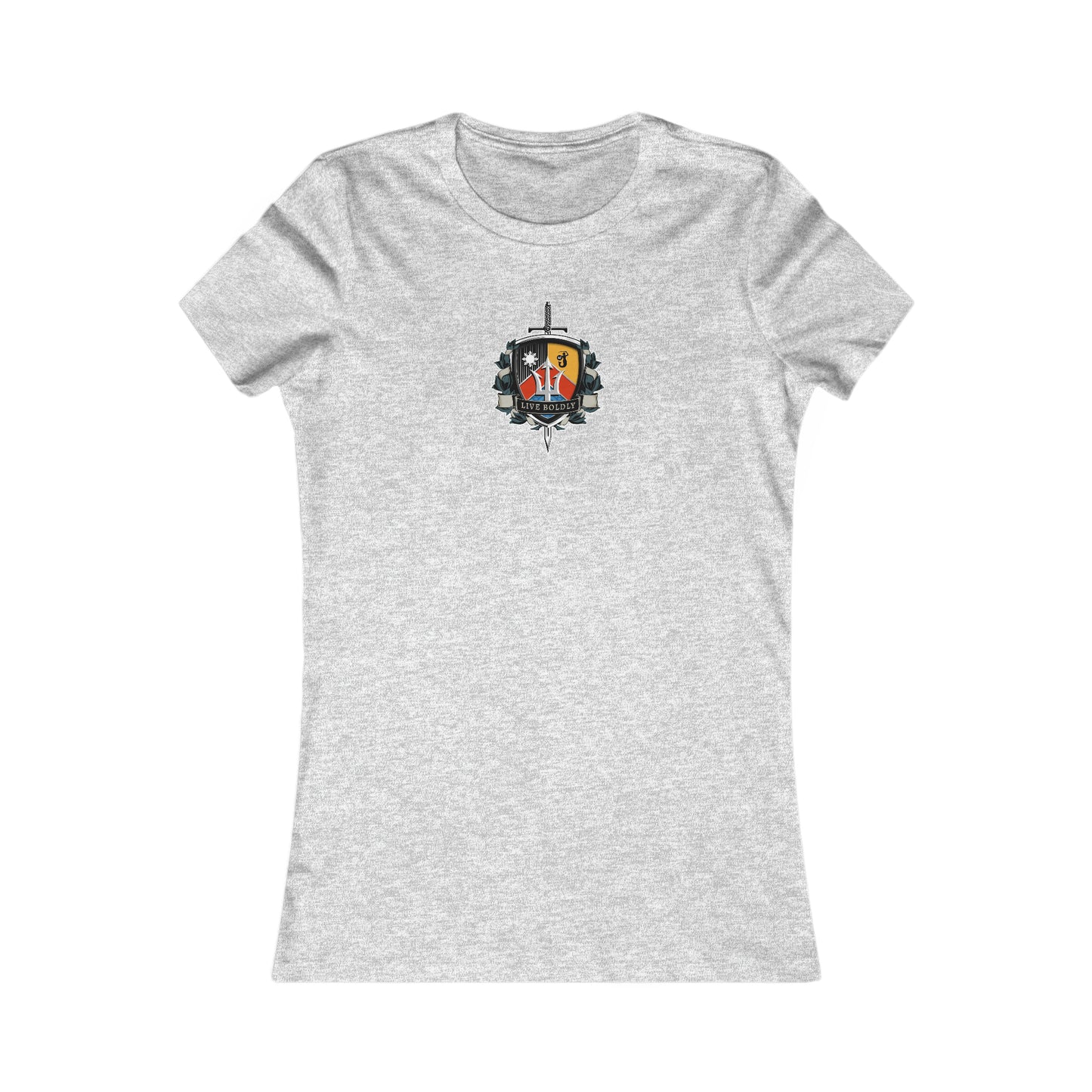 Women's Favorite Tee with Pasibe Family Coat of Arms, Original Design