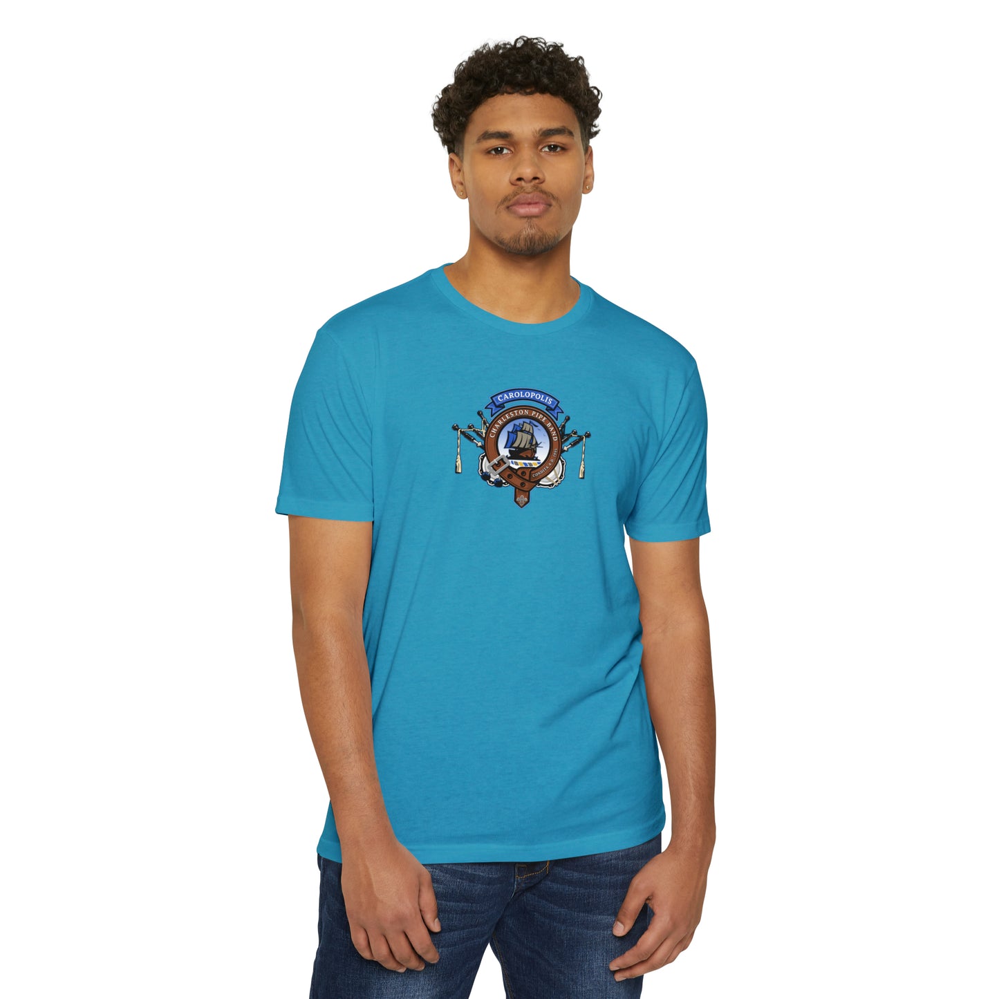 Charleston Pipe Band Clan Crest Logo Shirt