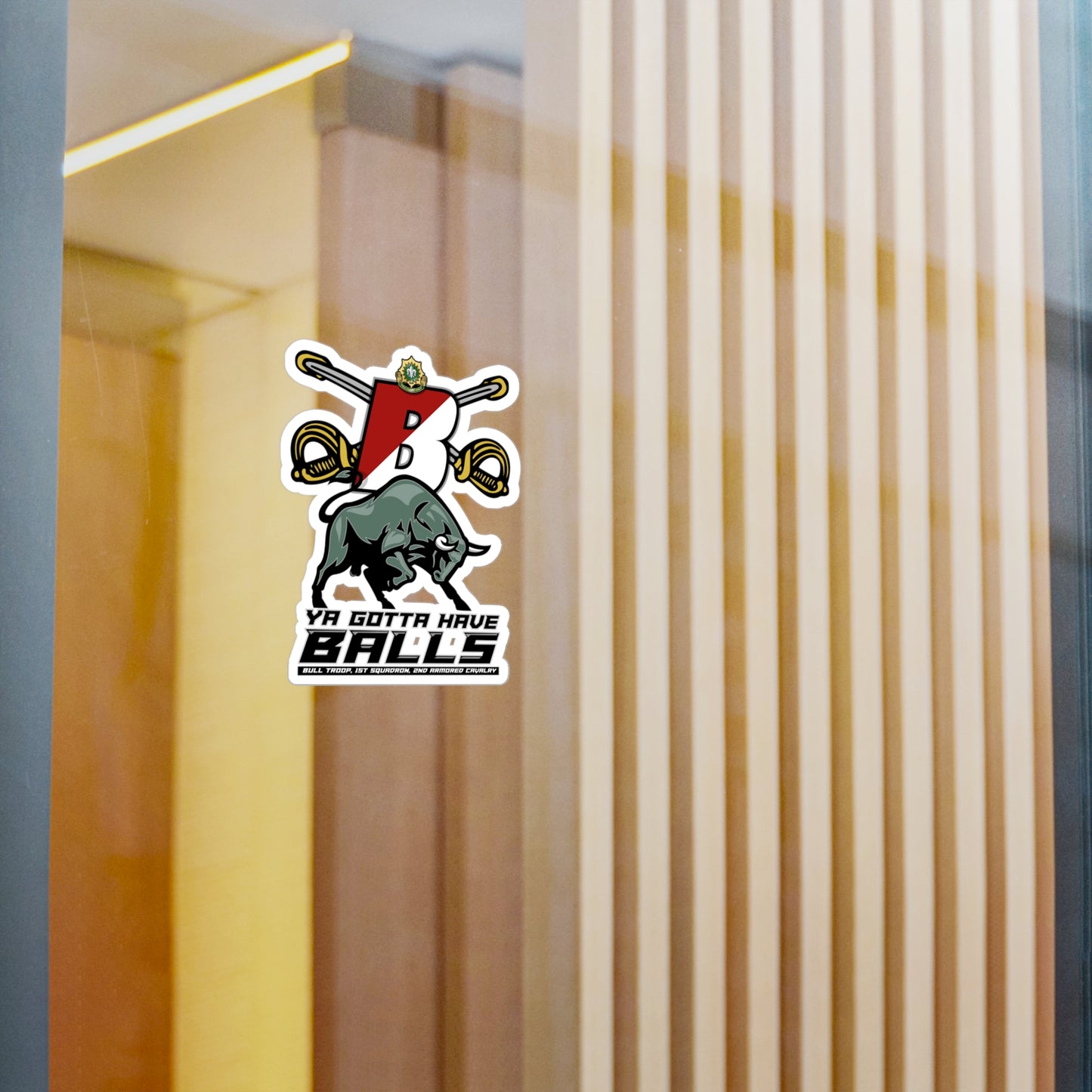 Bull Trooper Sticker- Gotta Have Balls!