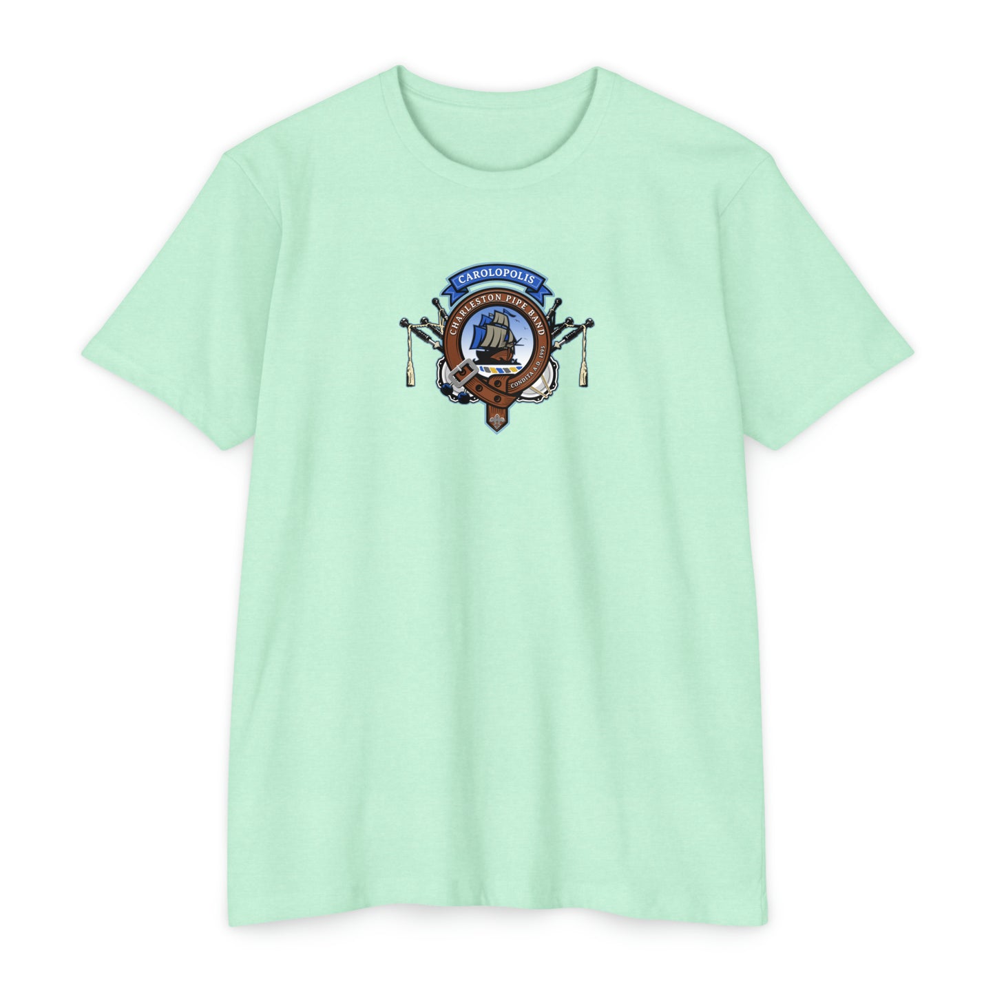 Charleston Pipe Band Clan Crest Logo Shirt