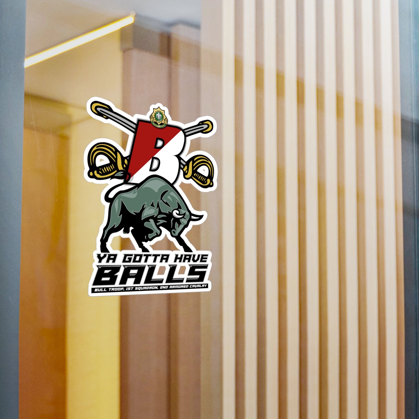 Bull Trooper Sticker- Gotta Have Balls!