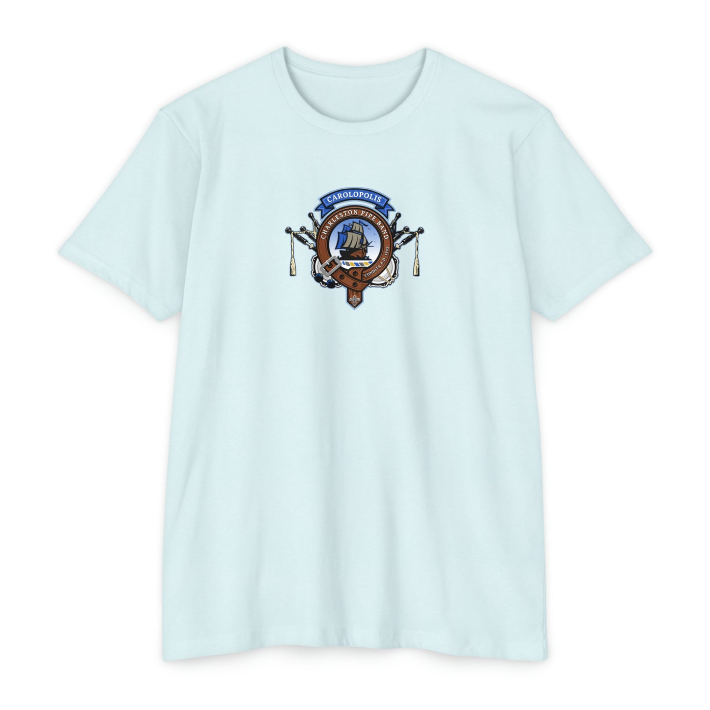 Charleston Pipe Band Clan Crest Logo Shirt