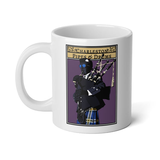 Charleston Pipe Band Bagpiper Mug w/Logo