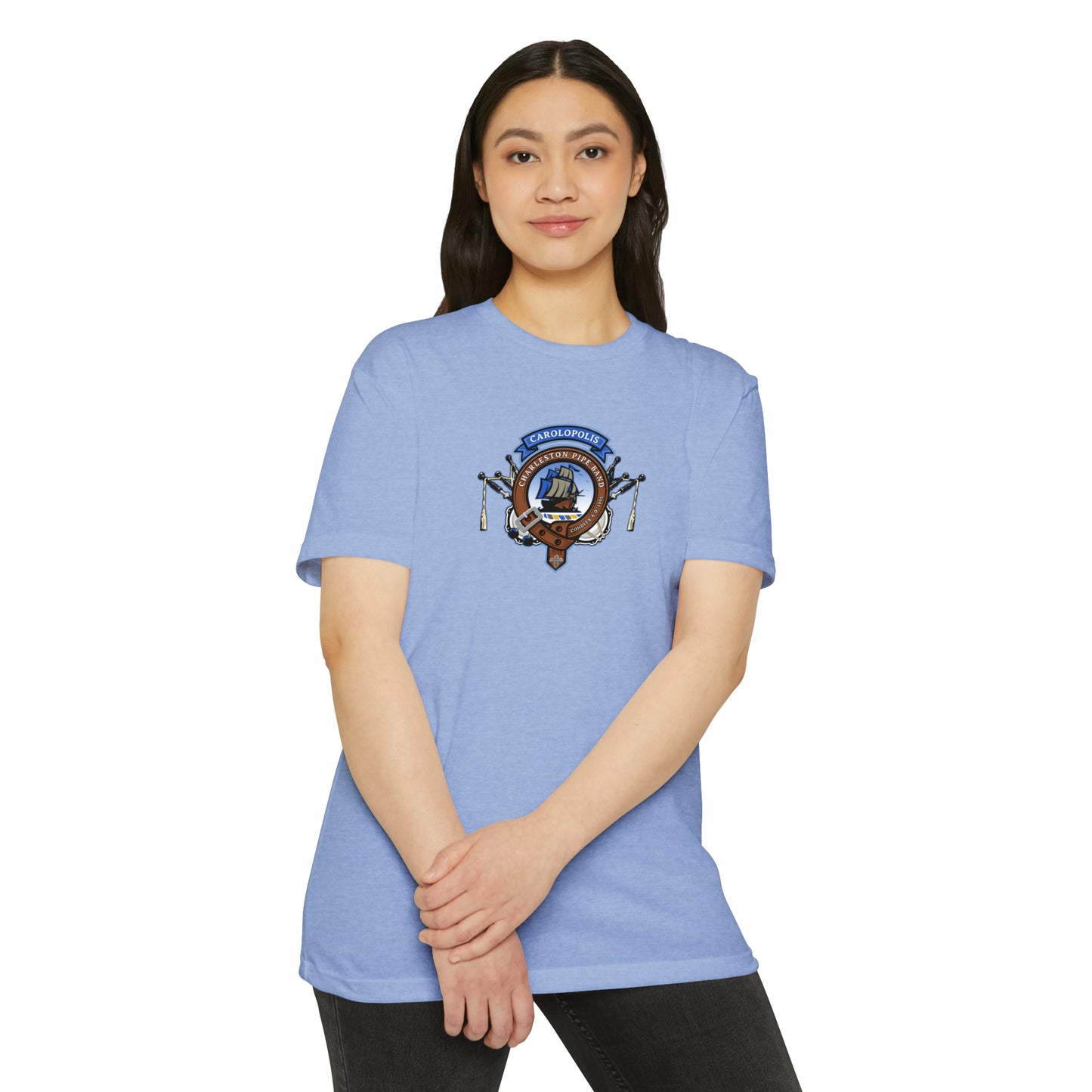 Charleston Pipe Band Clan Crest Logo Shirt