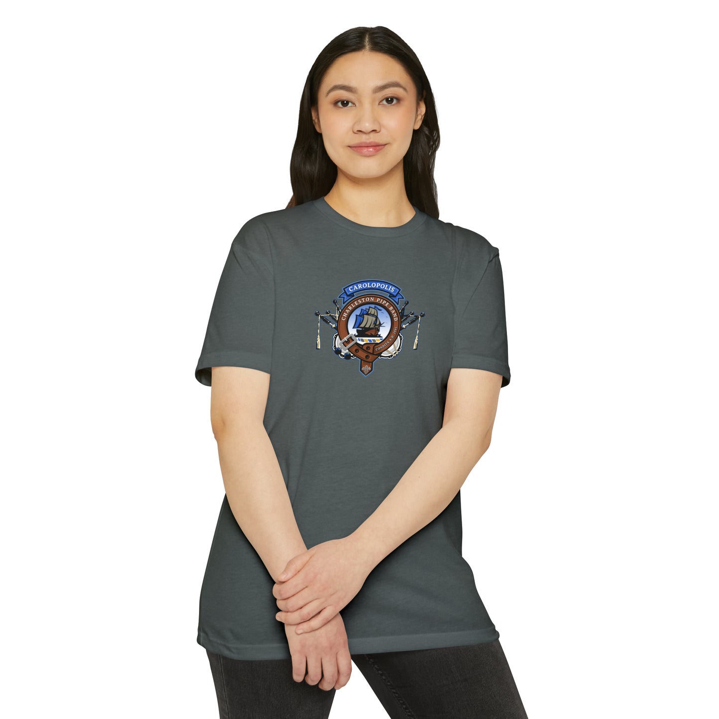 Charleston Pipe Band Clan Crest Logo Shirt