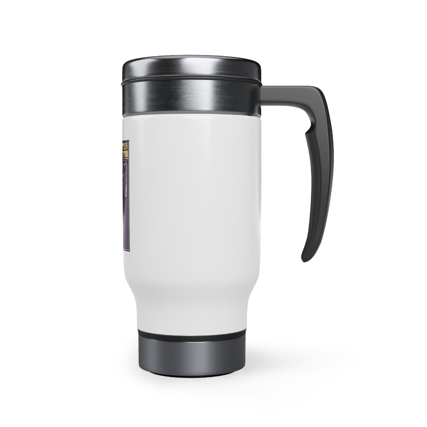 Charleston Pipes & Drums Stainless Steel Travel Mug with Handle, 14oz