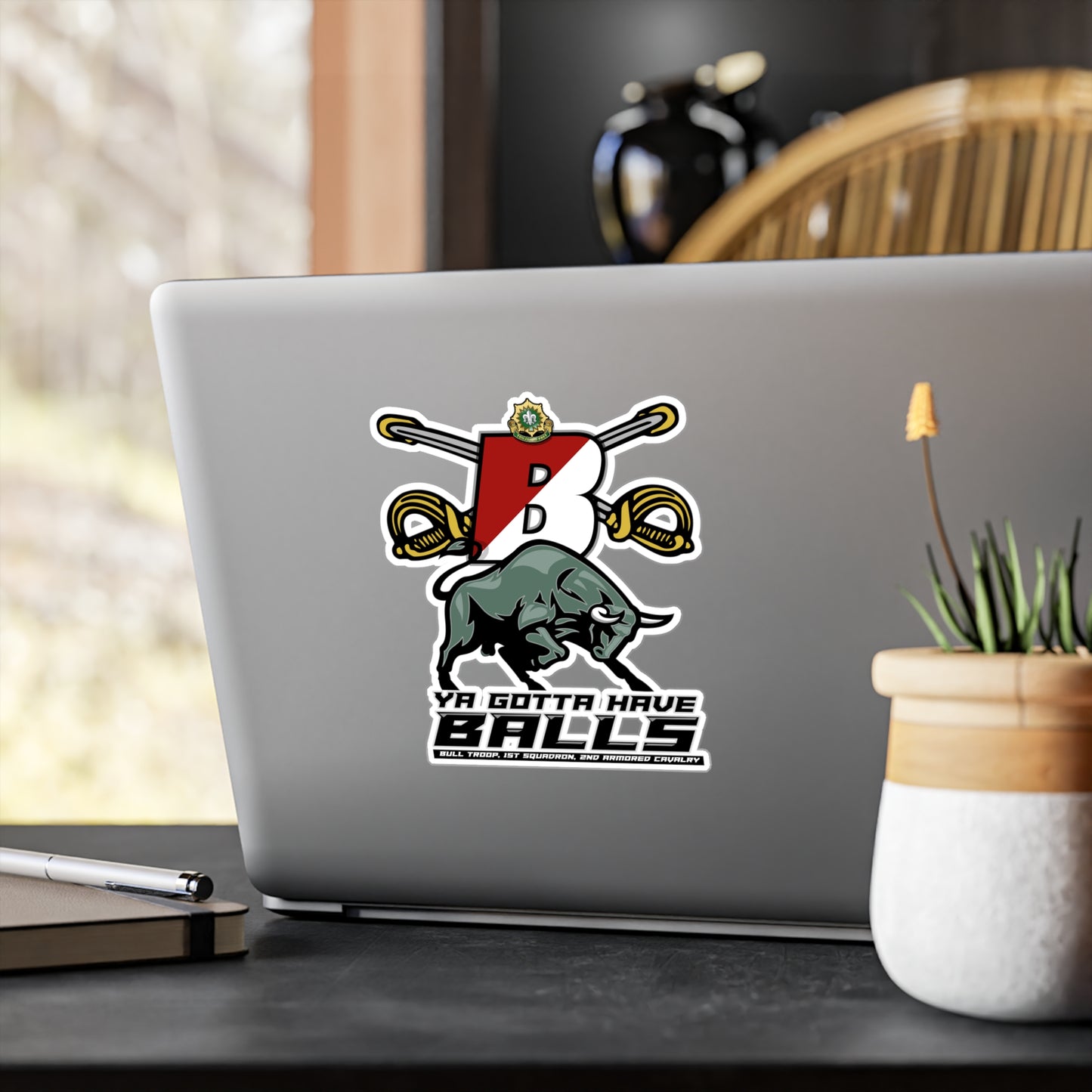 Bull Trooper Sticker- Gotta Have Balls!