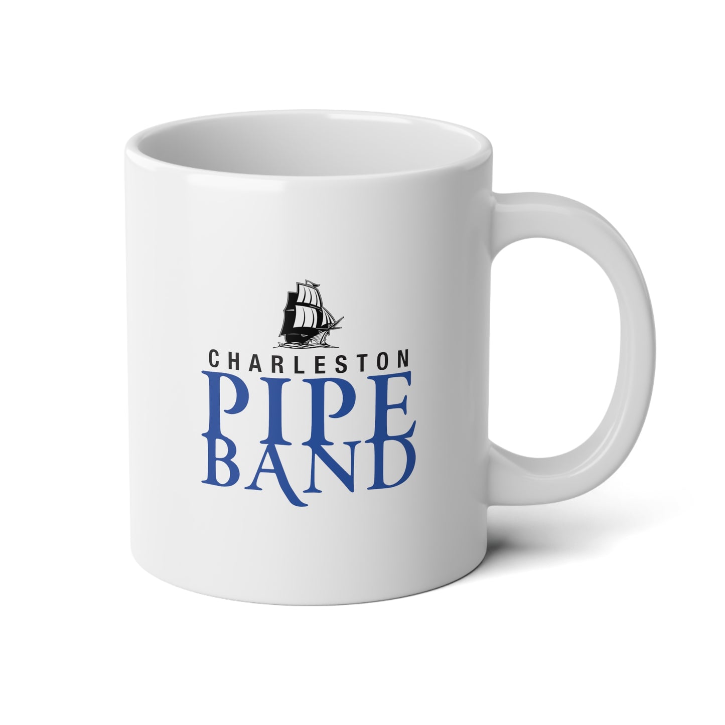 Charleston Pipe Band Bagpiper Mug w/Logo