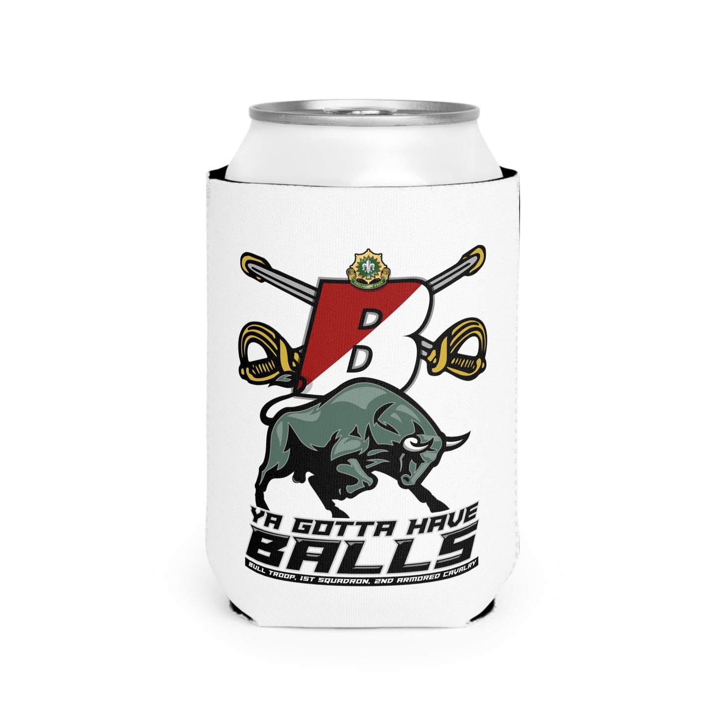 Bull Trooper Can Cooler Sleeve