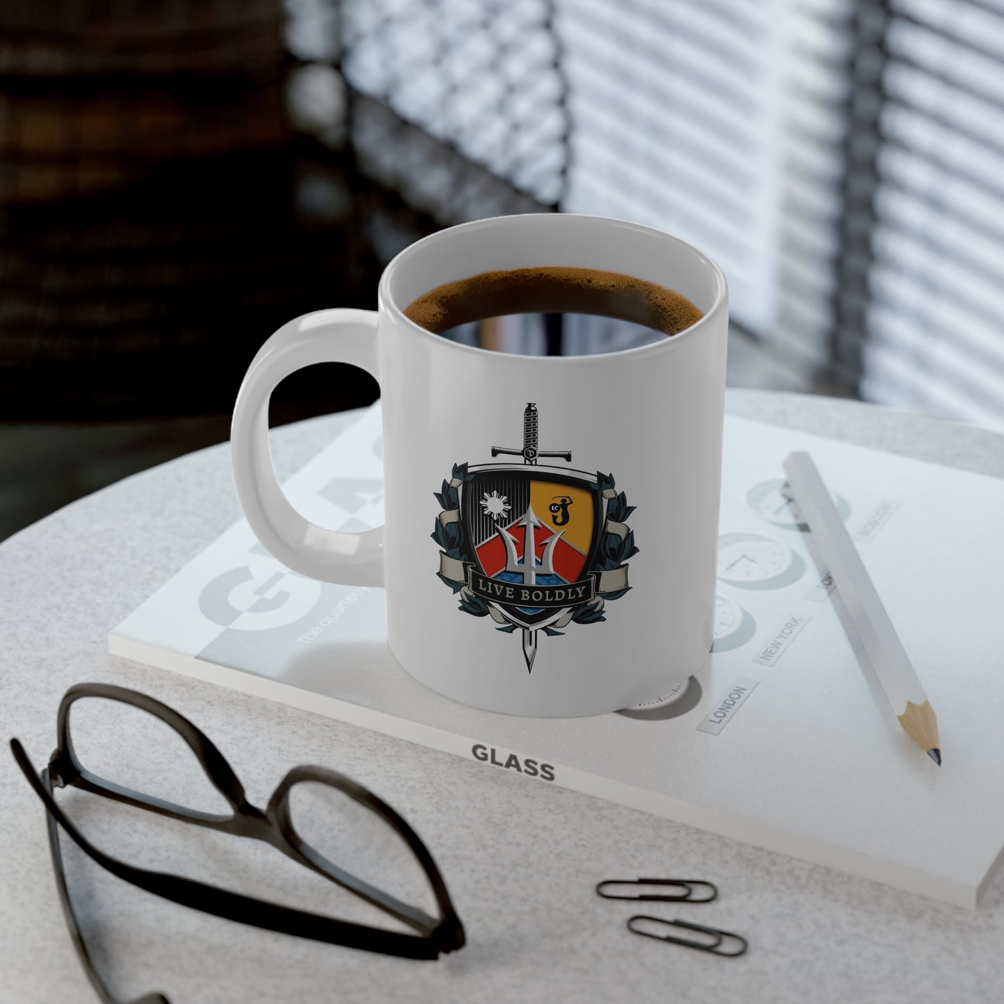 Pasibe Family Coat of Arms- Original Version, coffee mug