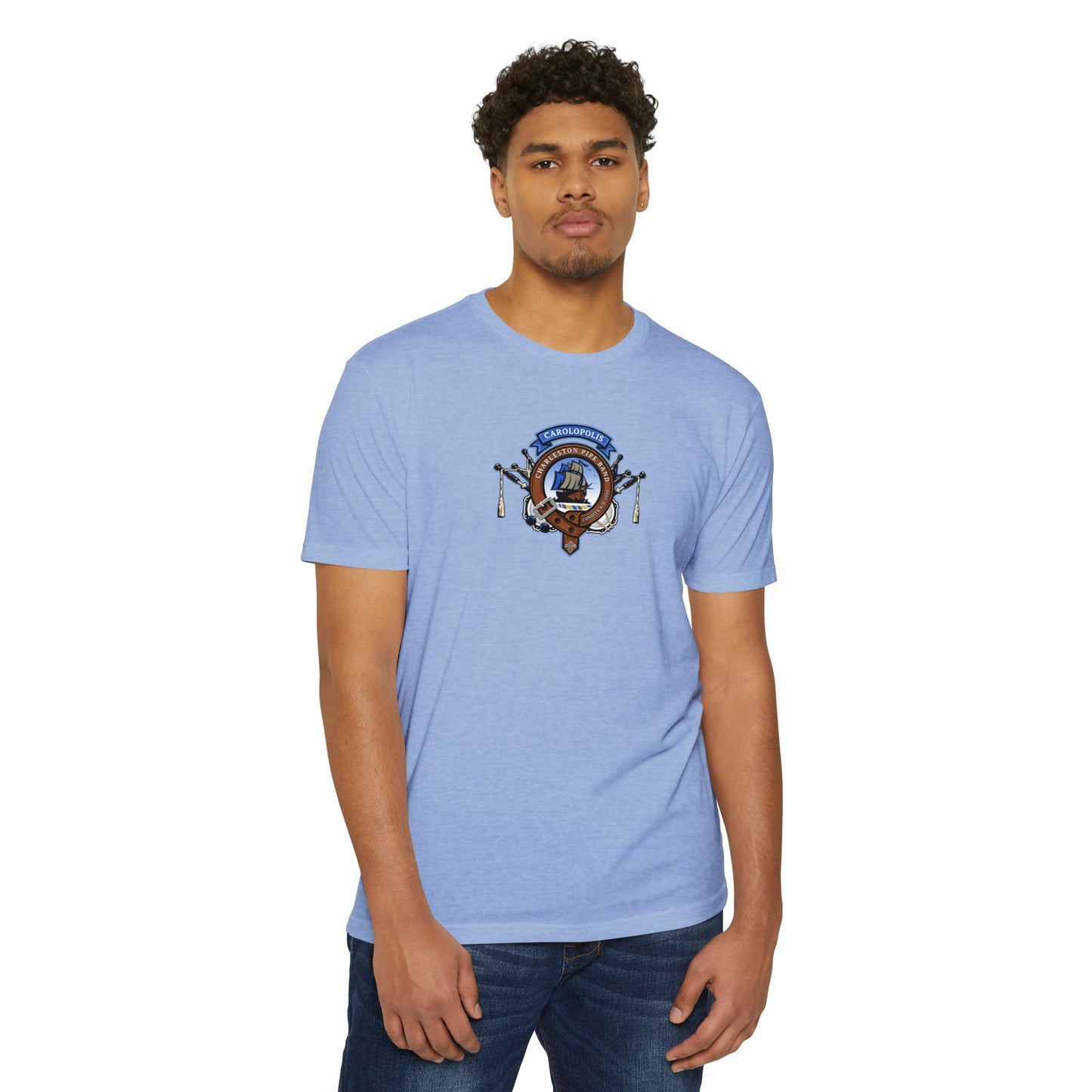 Charleston Pipe Band Clan Crest Logo Shirt