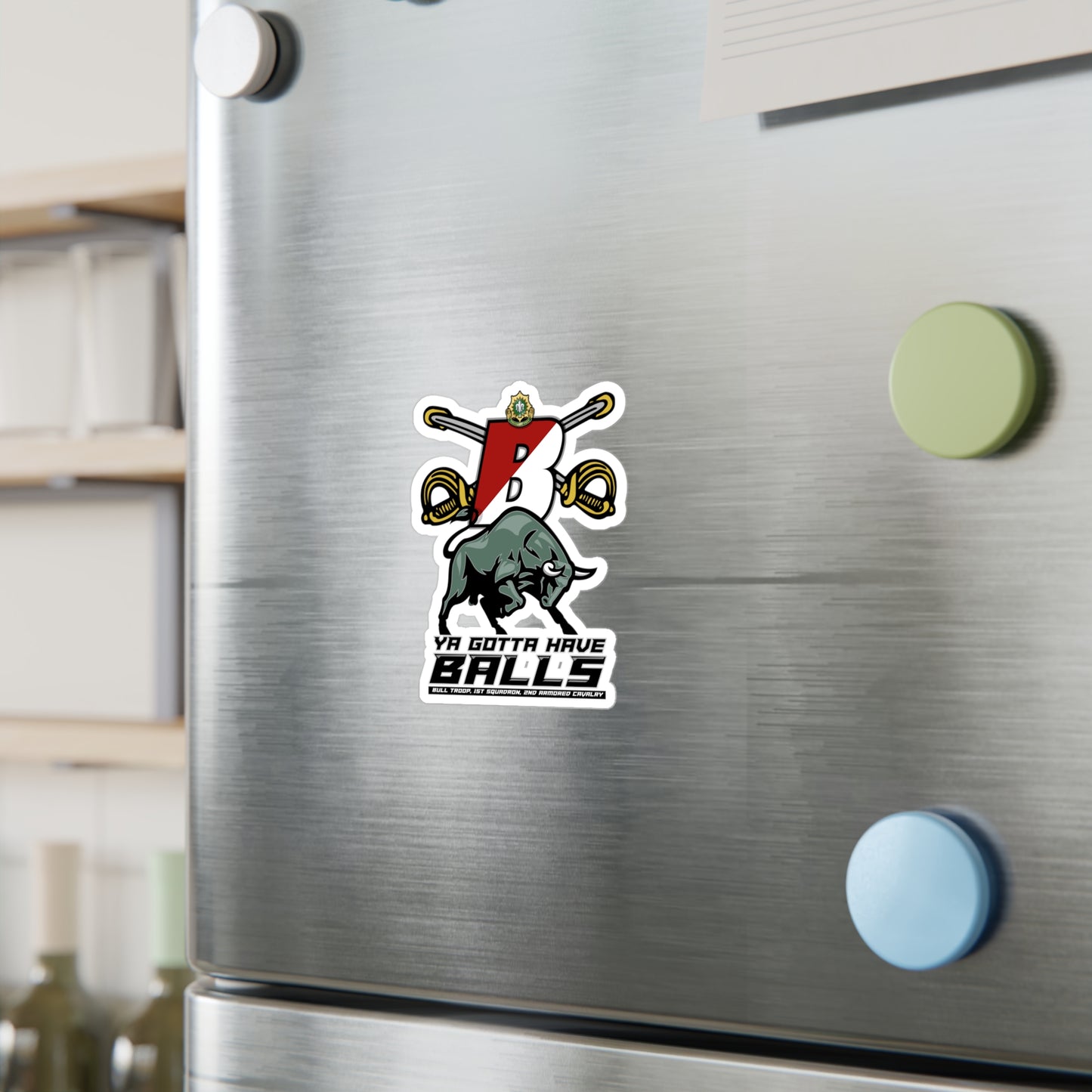 Bull Trooper Sticker- Gotta Have Balls!