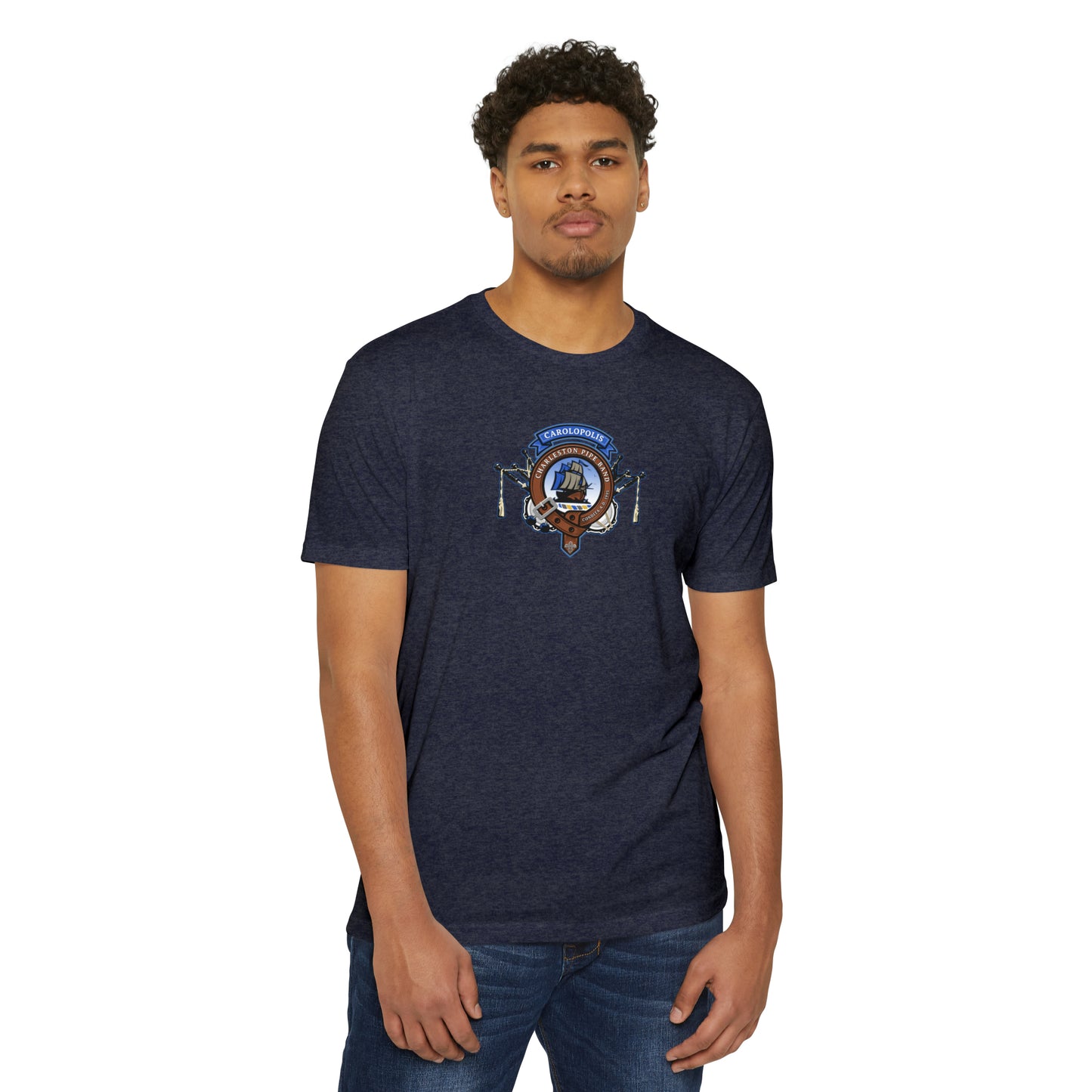 Charleston Pipe Band Clan Crest Logo Shirt