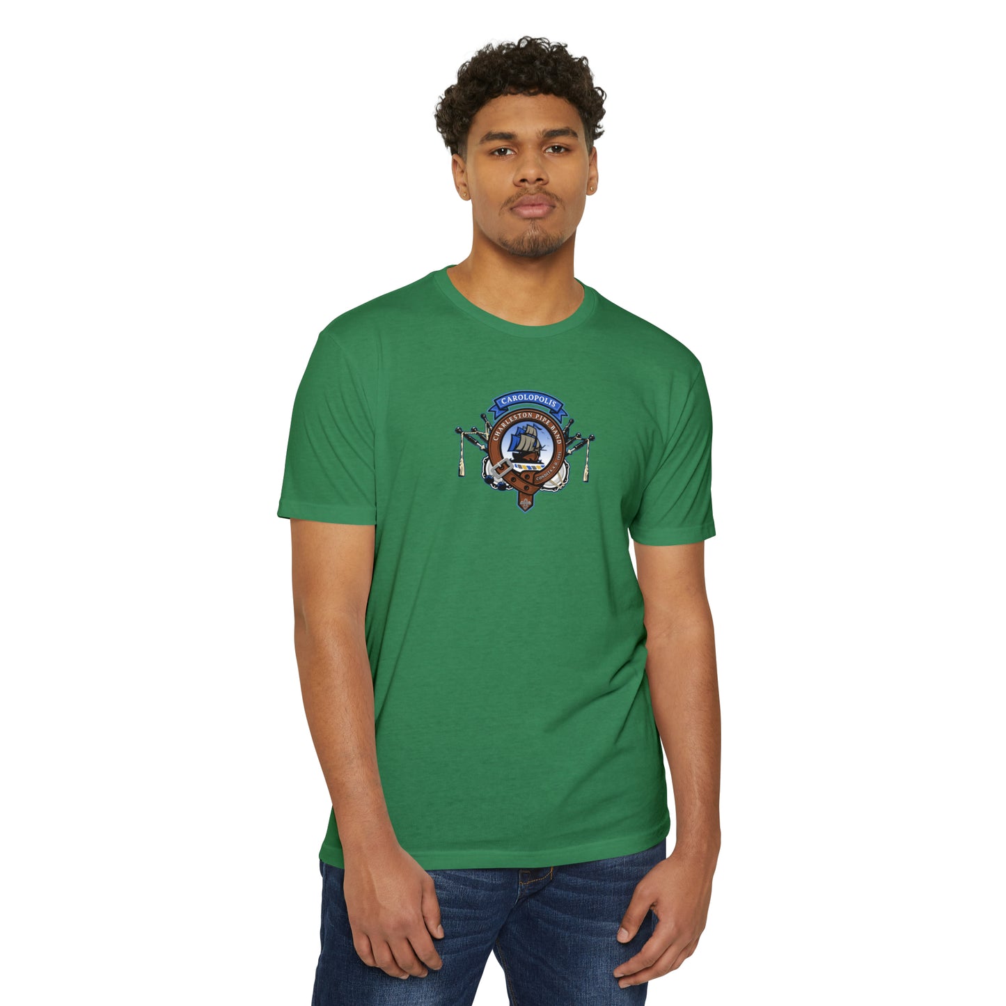 Charleston Pipe Band Clan Crest Logo Shirt