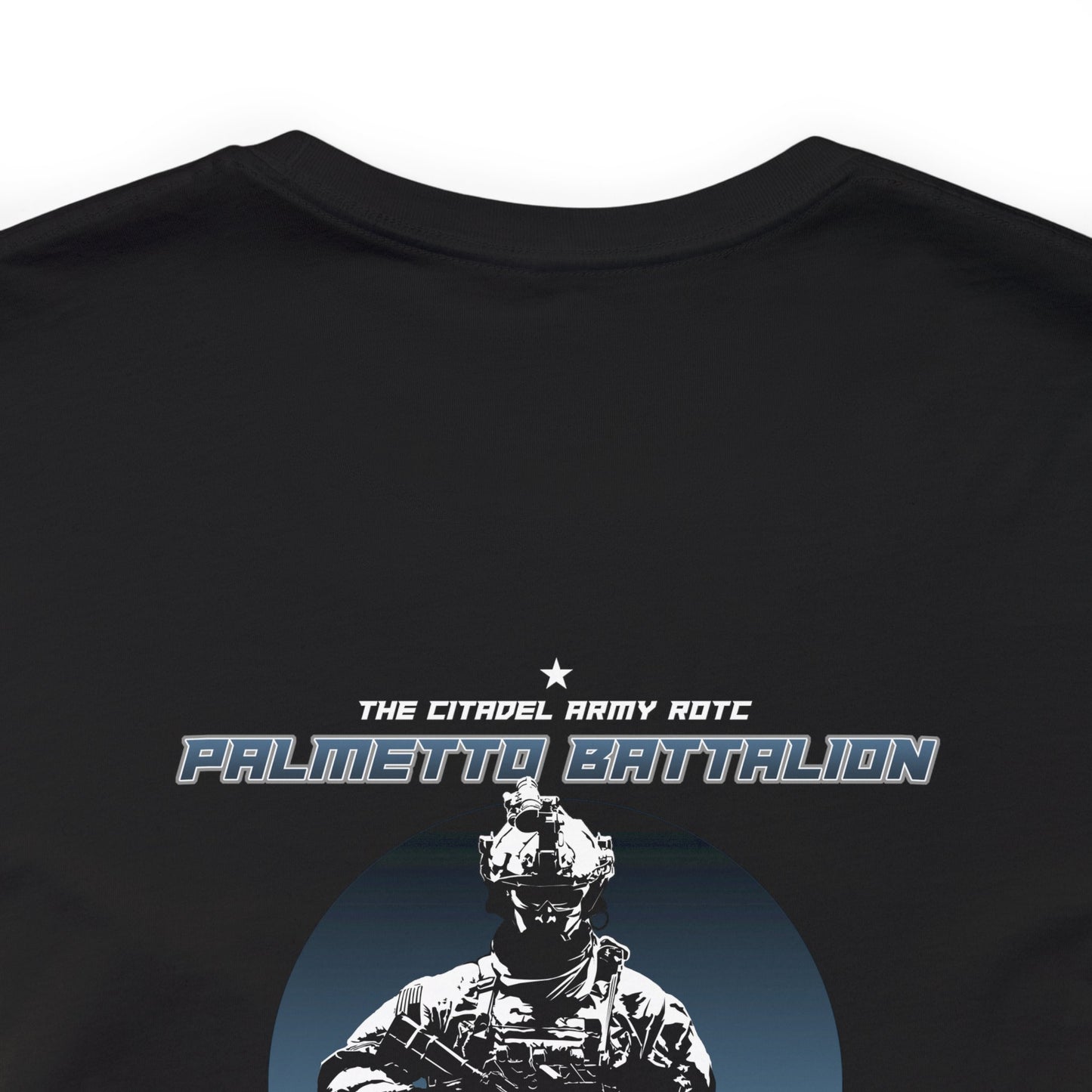 Palmetto Battalion Logo Shirt - Front, Back and Right Sleeve