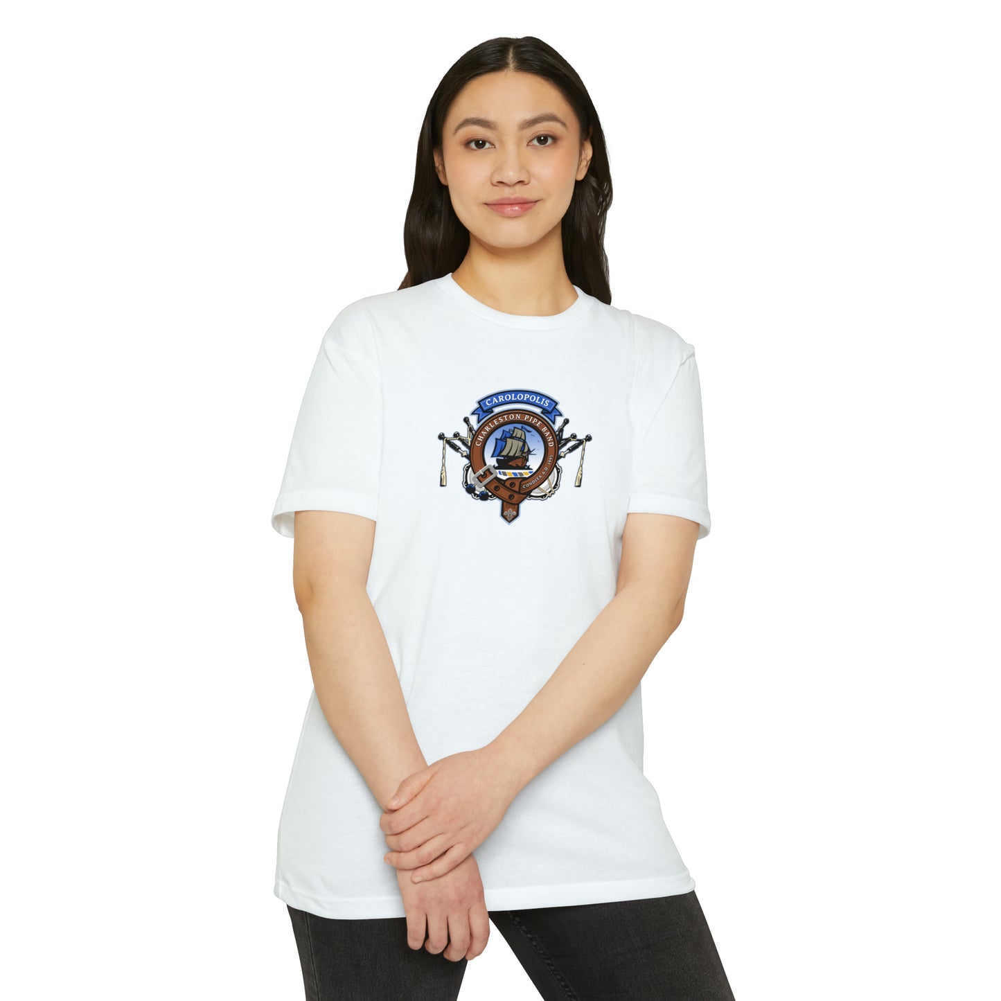 Charleston Pipe Band Clan Crest Logo Shirt