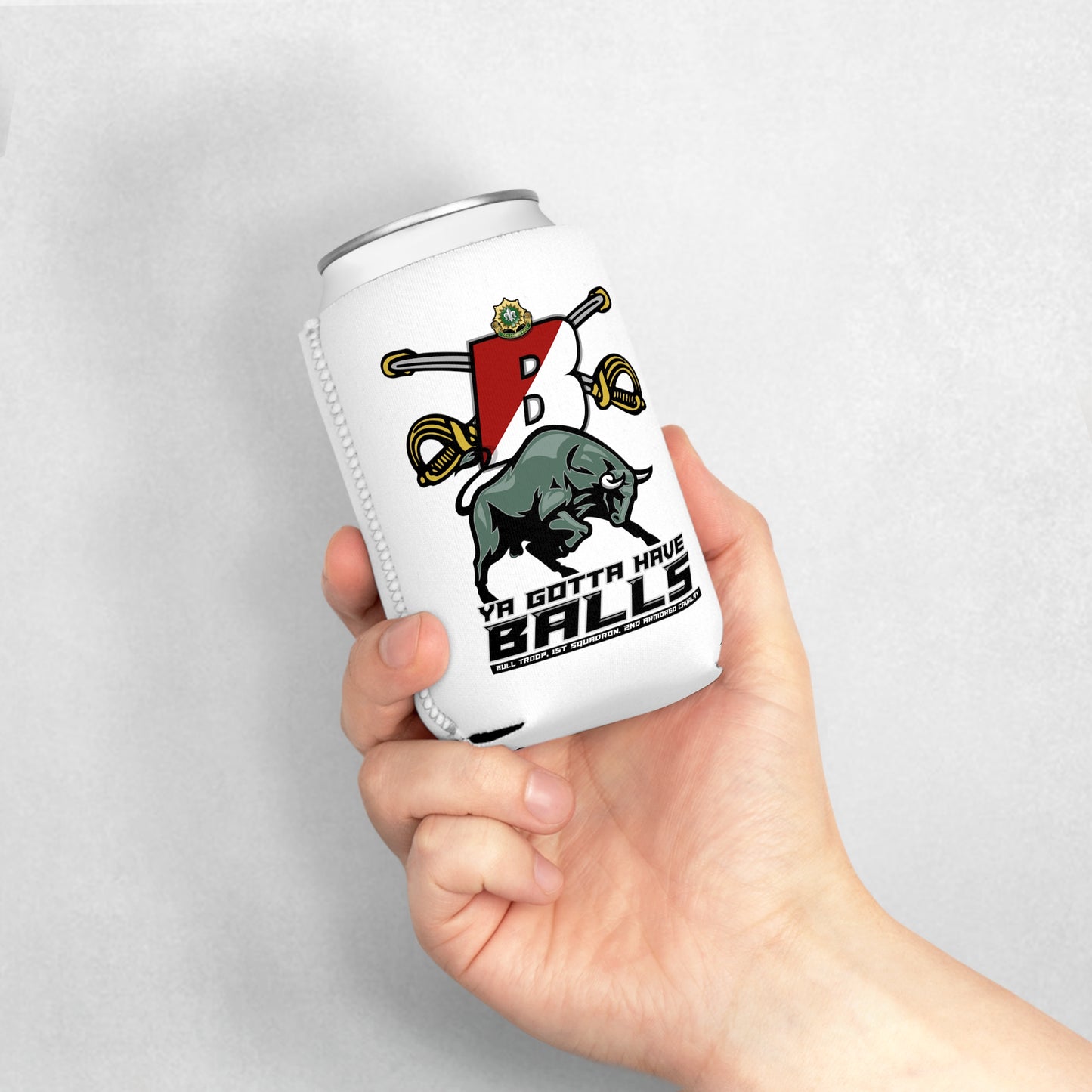 Bull Trooper Can Cooler Sleeve