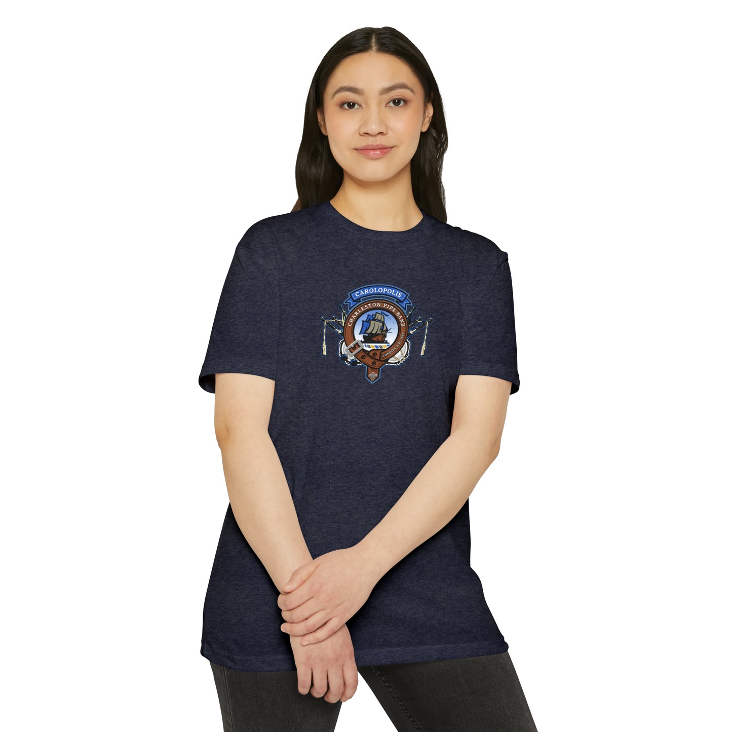 Charleston Pipe Band Clan Crest Logo Shirt