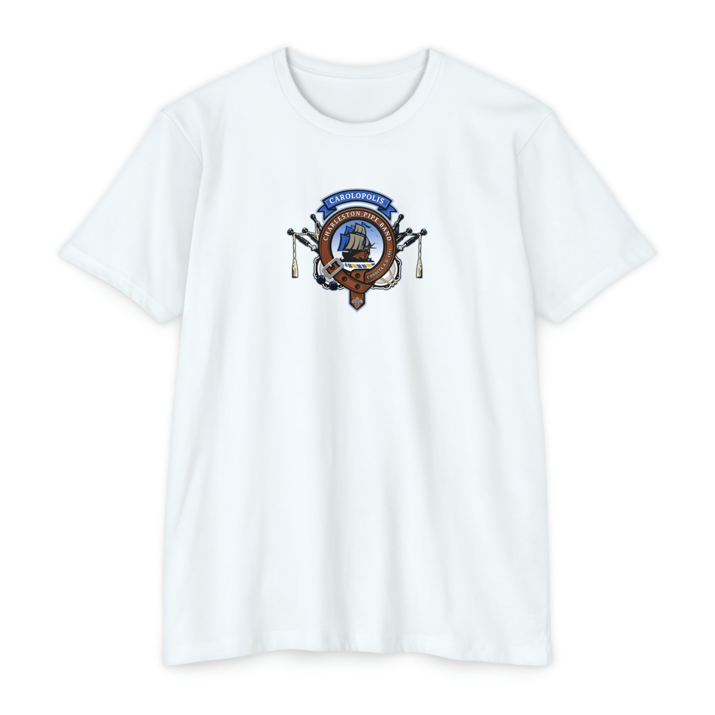 Charleston Pipe Band Clan Crest Logo Shirt